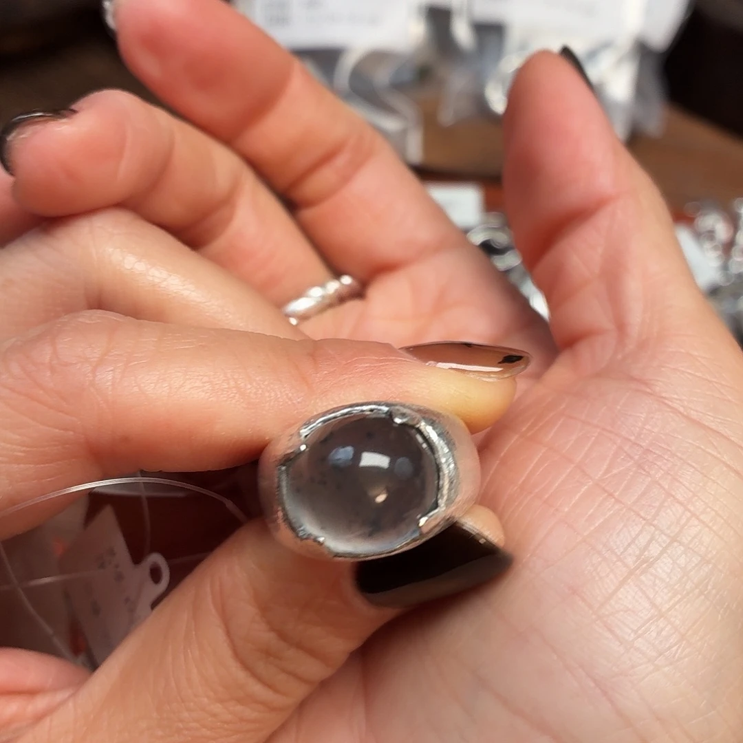 卓***心足银足银手工戒指