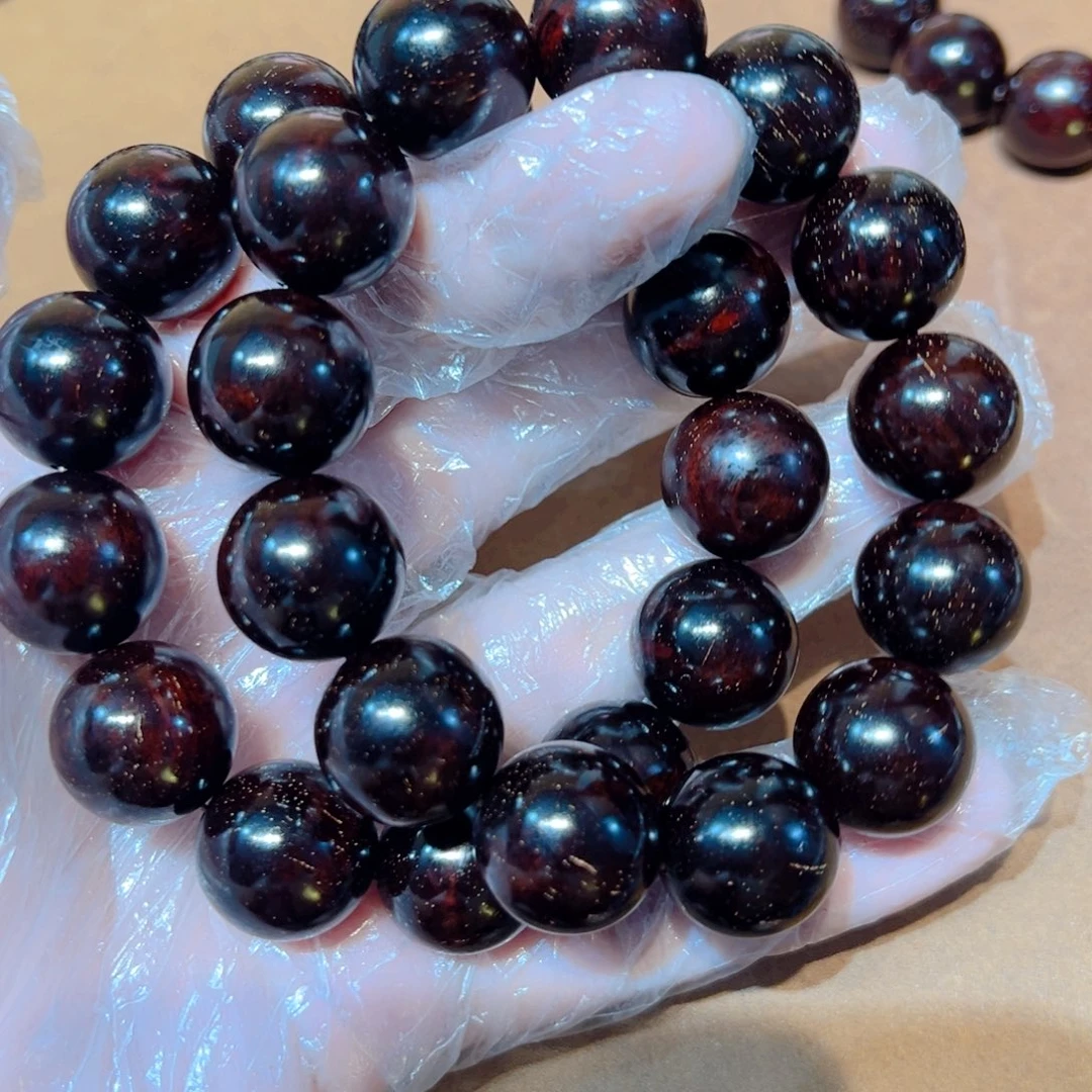 小叶紫檀手串/手链1.8瘤疤多金星