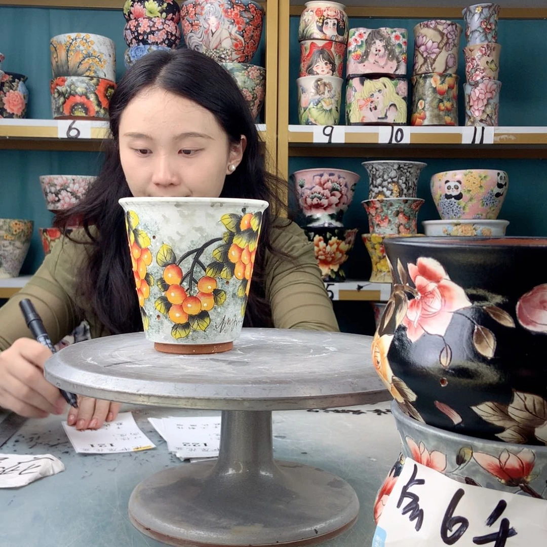 罐景德镇手工瑕疵121