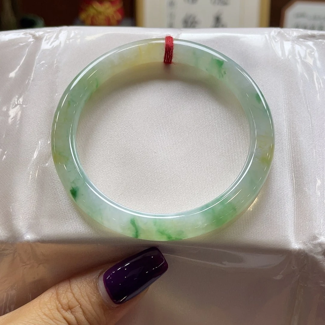 翡翠未镶嵌手镯12 号链接