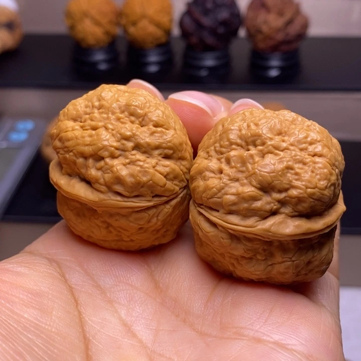 把件文玩核桃灵山老蟾10