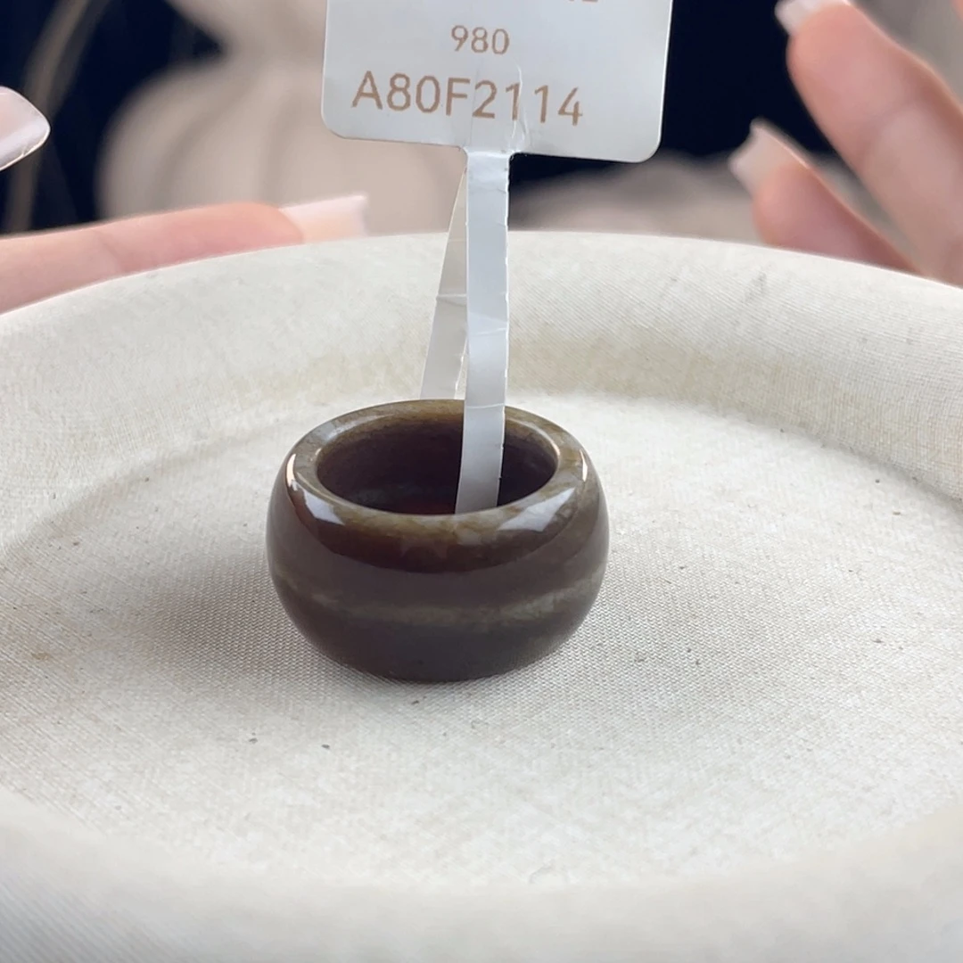 和田玉（糖玉）未镶嵌戒圈17.03