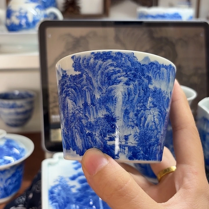 才***古画精工山水主人杯