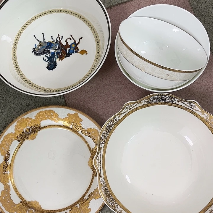 新骨瓷五个餐具微瑕尾货完美主义者慎拍