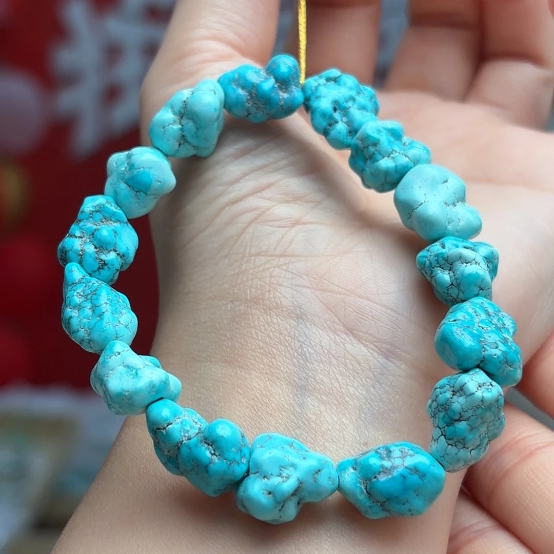 绿松石未镶嵌颈饰