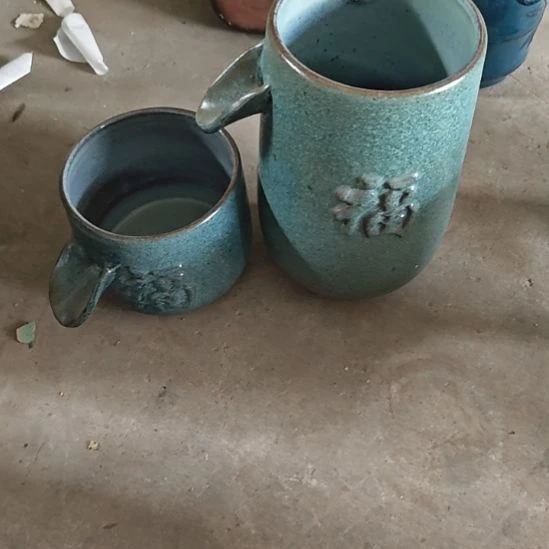 【闪购商品】福字流水两个瑕疵绿色