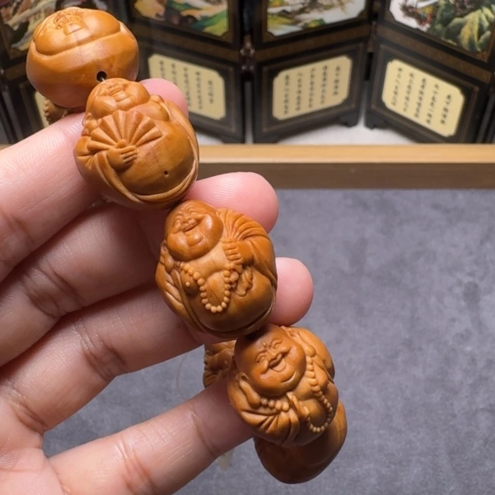 橄榄核手串/手链光背弥勒福利款