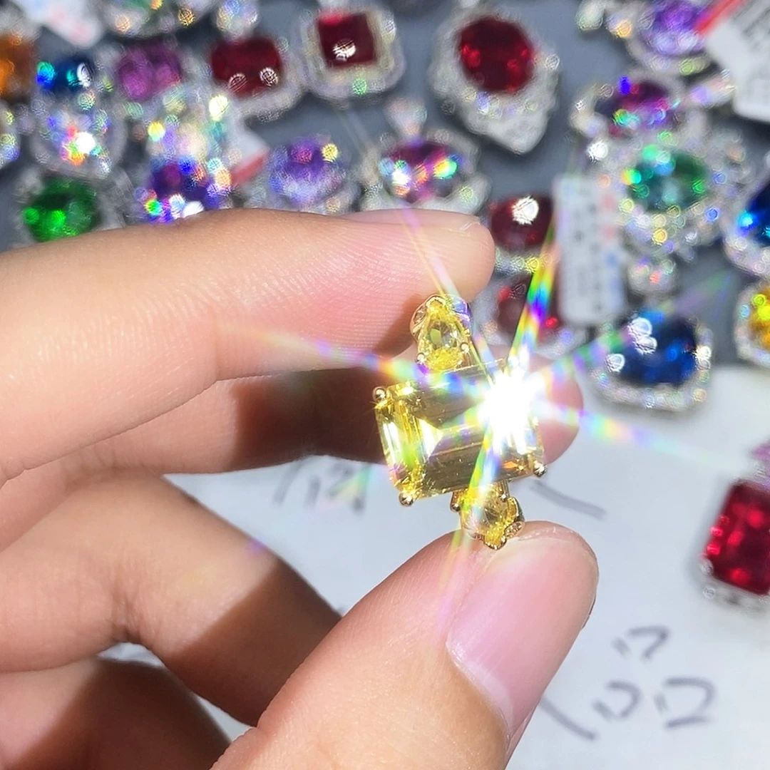 合金石英质玉戒指