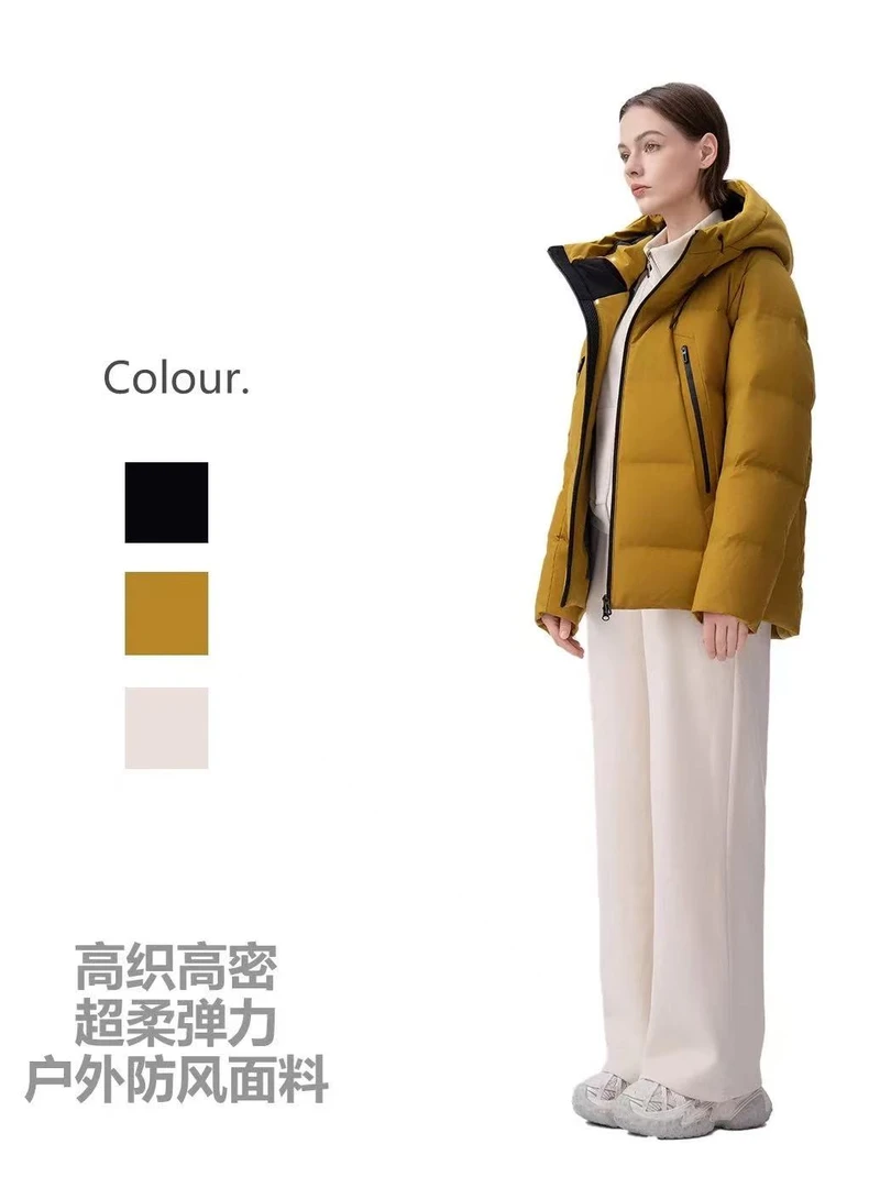 迪家款高端三防羽绒服90绒子高充绒宽松面包防泼水保暖秋冬羽绒服