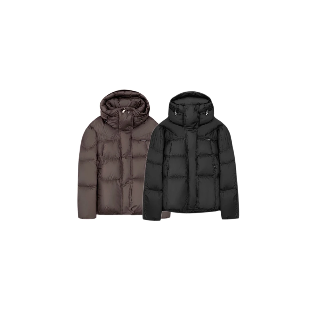 072 & RICE【灯泡】秋冬休闲连帽长袖羽绒服 LS003 618FF