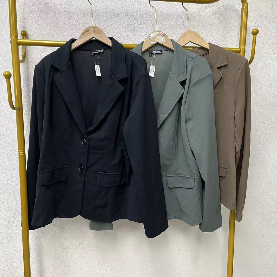 唯琳剪标   8仓A4-8-2185款   单排扣百搭女长袖西装