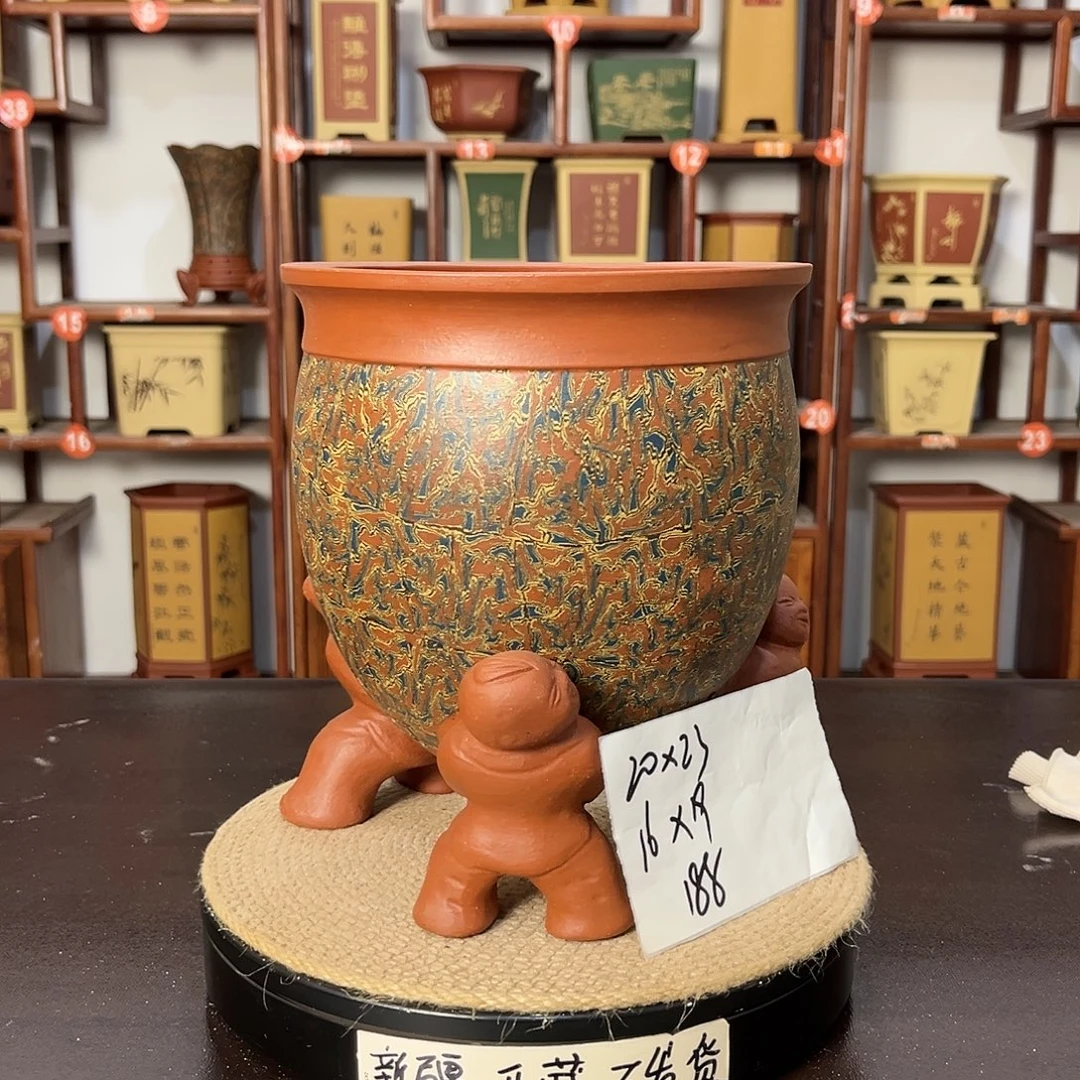 紫砂花盆紫砂花盆