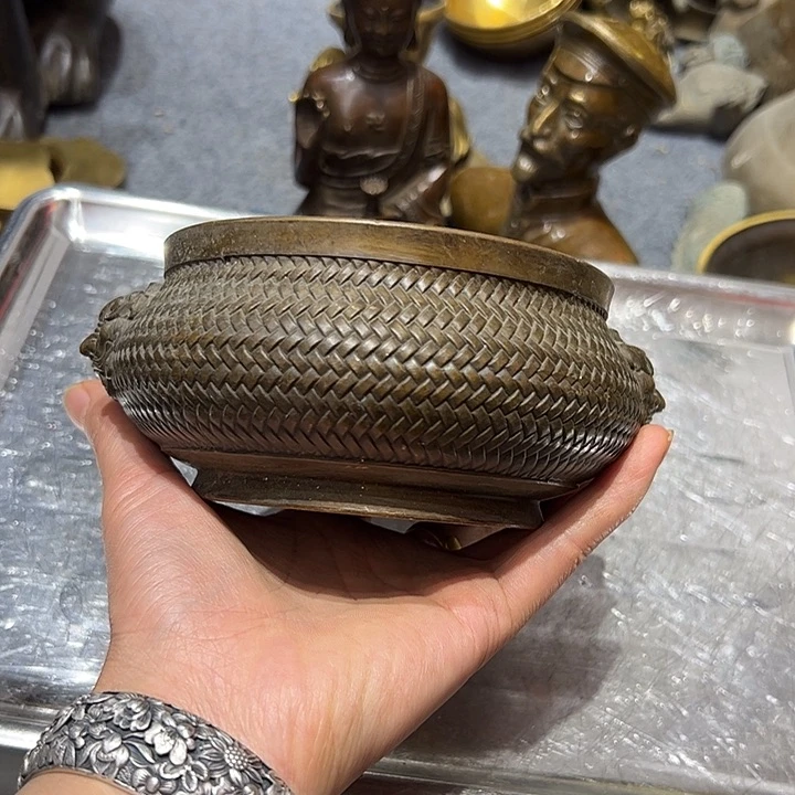 用****6微瑕疵黄铜摆件工艺品