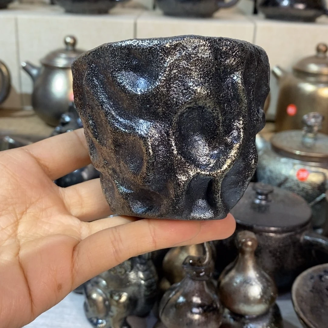 *****云南建水紫陶柴烧杯