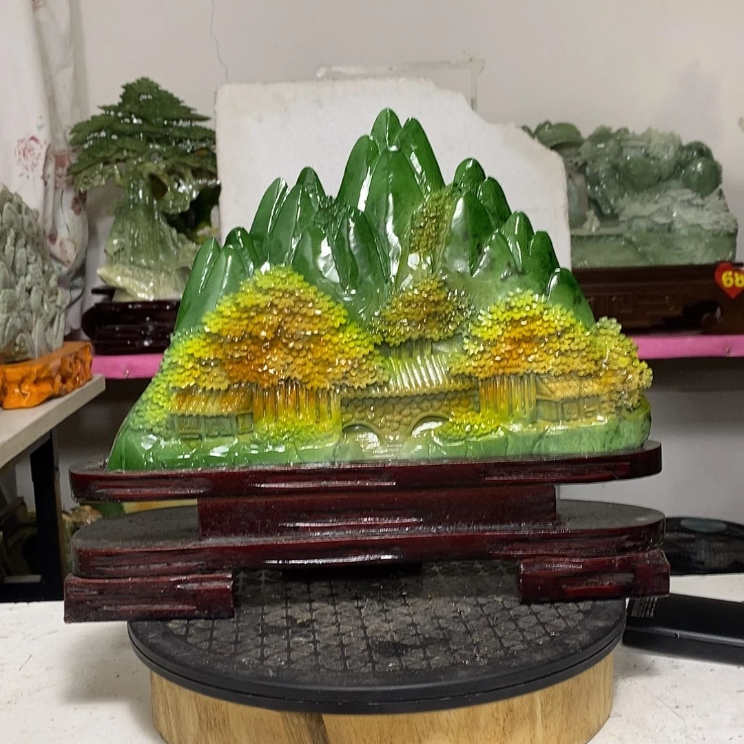 W***B玉玉未镶嵌居家摆件