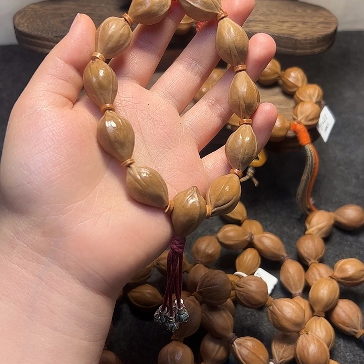 @***音手串/手链橄榄核15.24三面佛