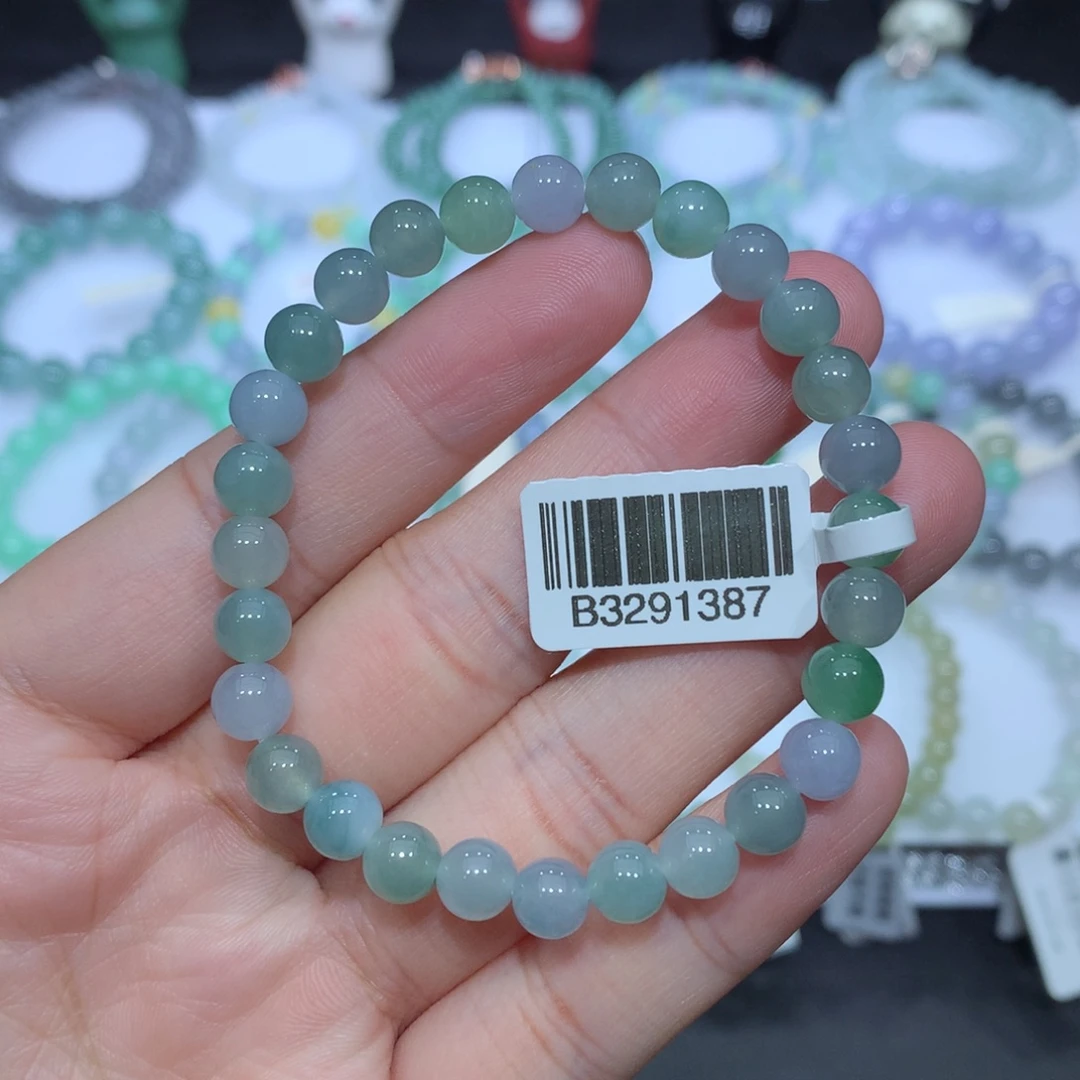 翡翠未镶嵌手串天然