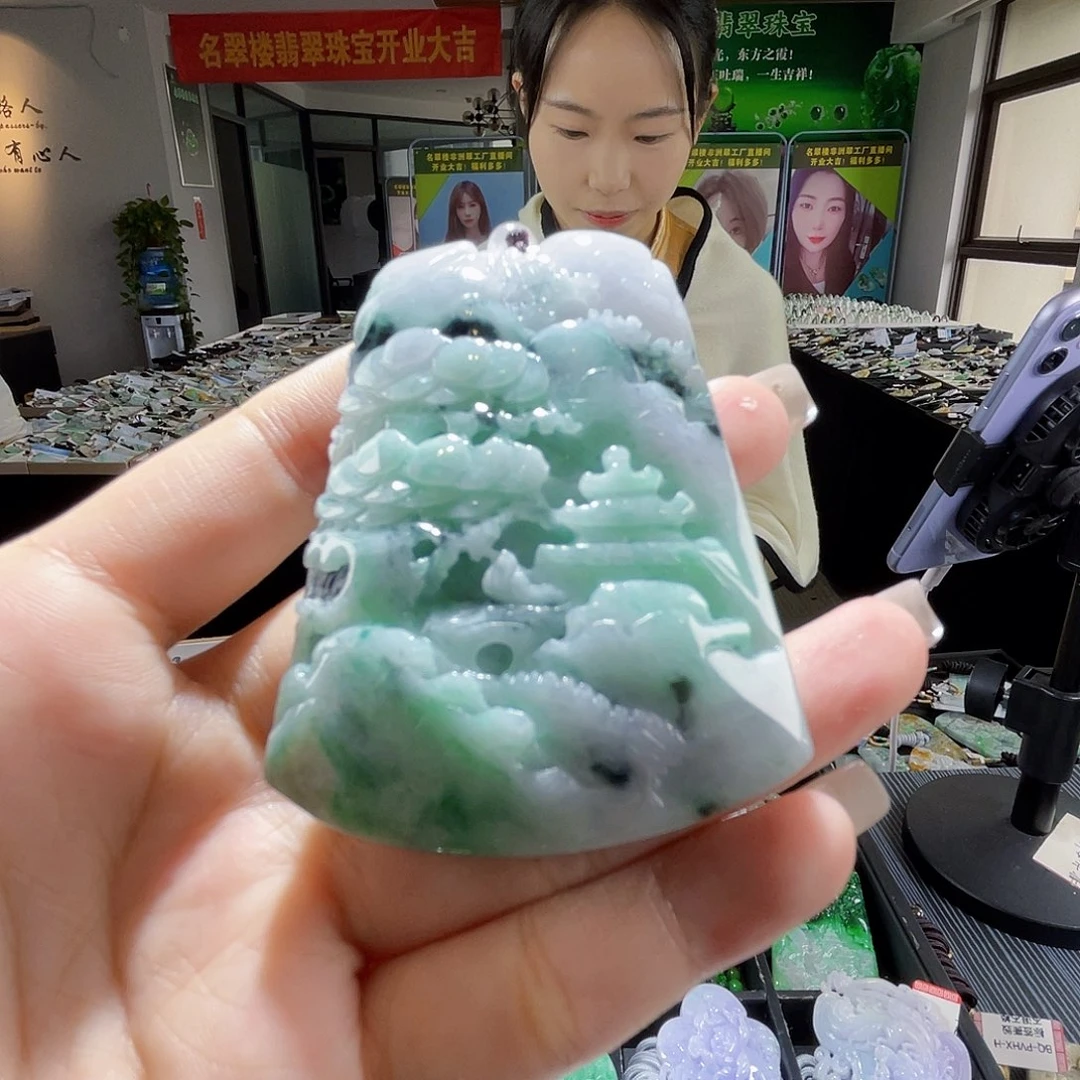 颈饰未镶嵌翡翠一