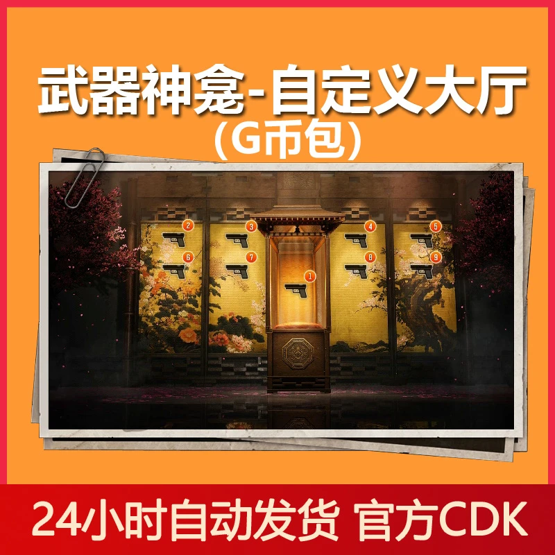 Steam绝地求生PUBG武器神龛自定义大厅皮肤吃鸡游戏大厅（G币包）