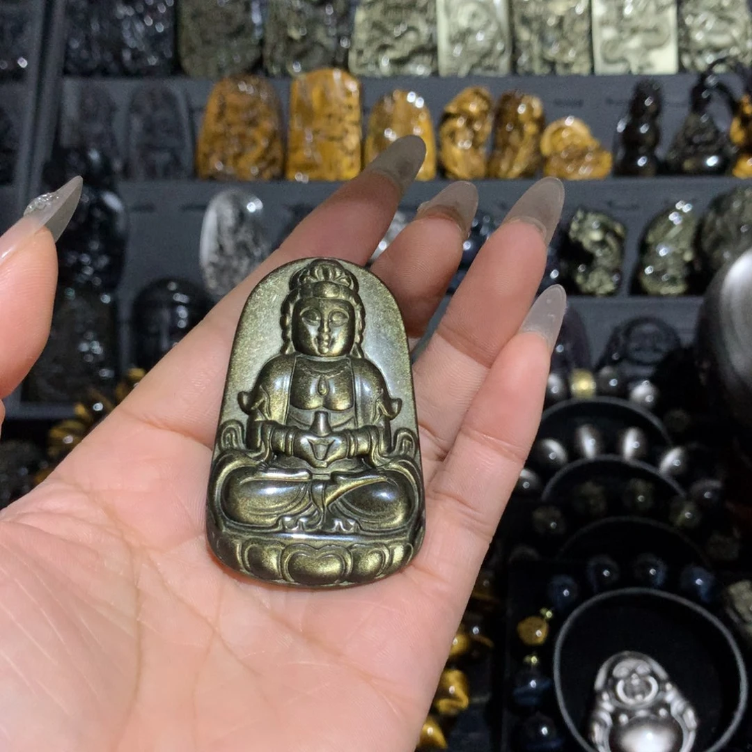 未镶嵌黑曜岩颈饰聆*.