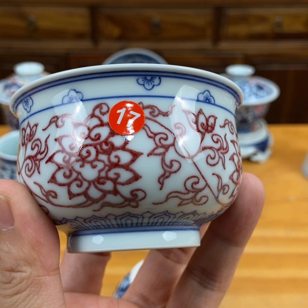 手绘茶具现代制品