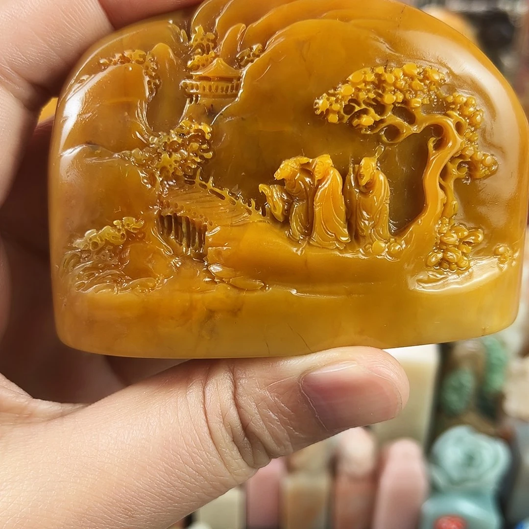 寿山石印石凭**雨1。  00。   0。