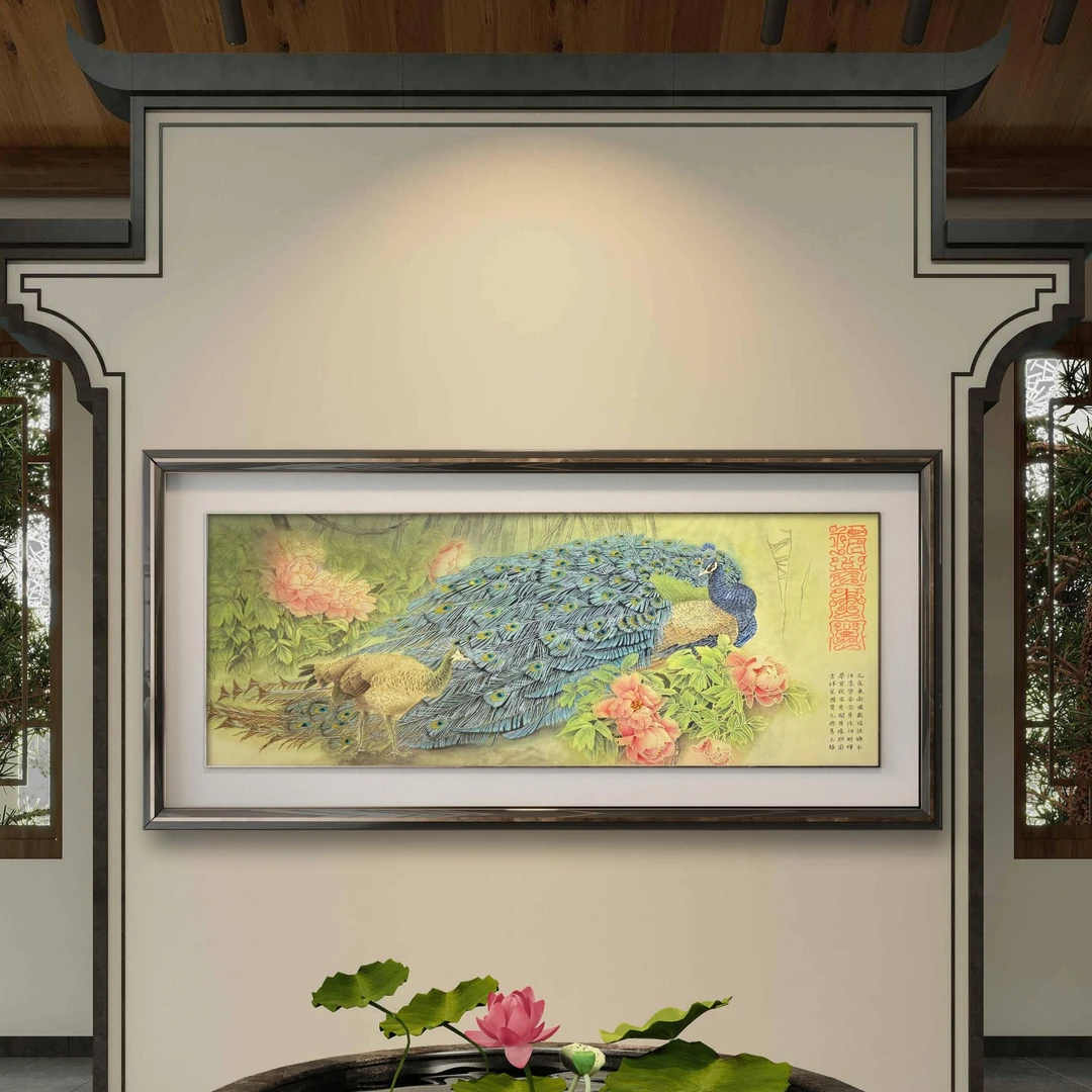 刘洪泰先生国博书画代表作《福寿康宁》