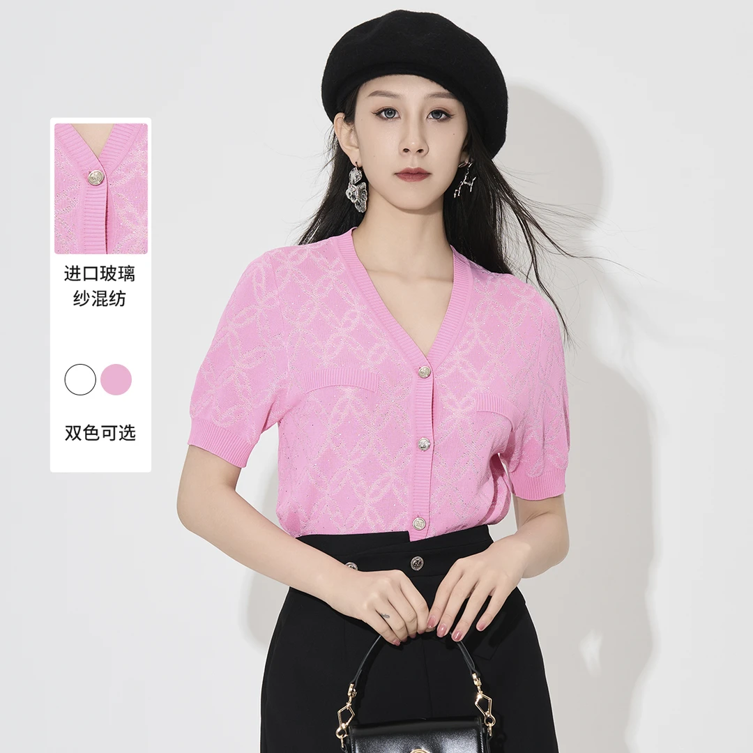 摩登职场毛衣开衫MEBM121017