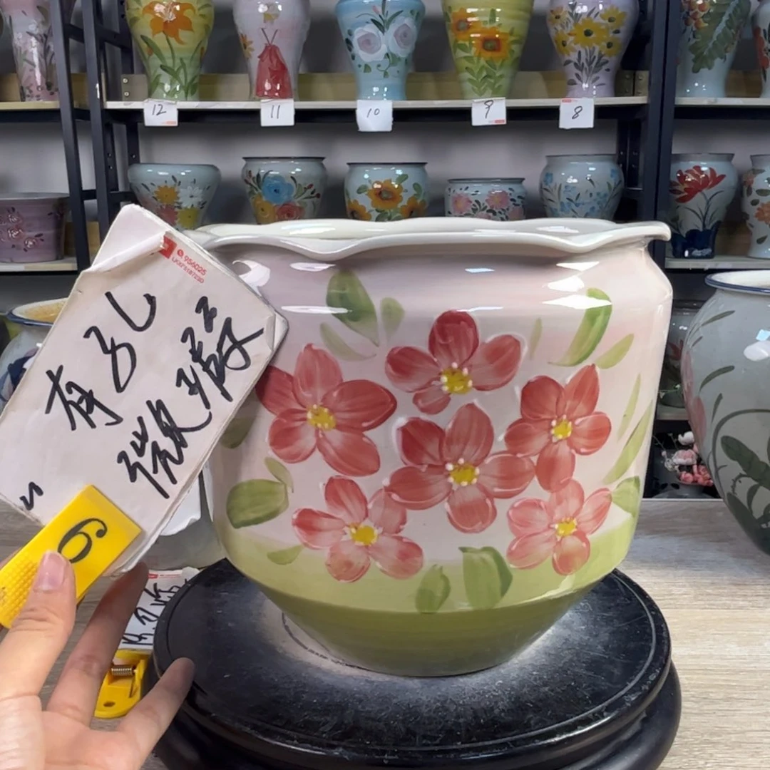 罐1tc景德镇陶瓷花盆