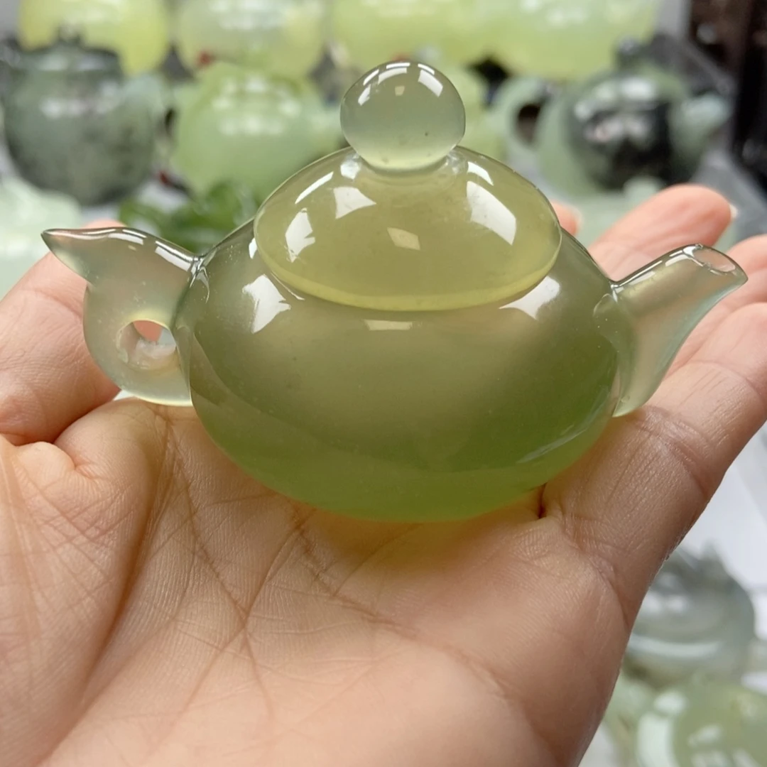 蛇纹石玉未镶嵌手把