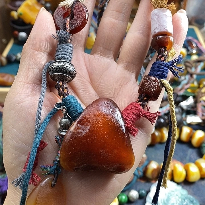 蜜蜡未镶嵌项链项链