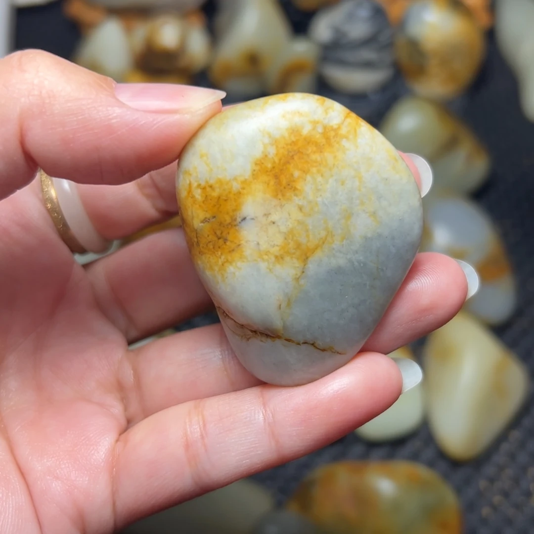 和田玉未镶嵌挂件39