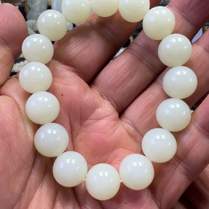 和田玉未镶嵌套链