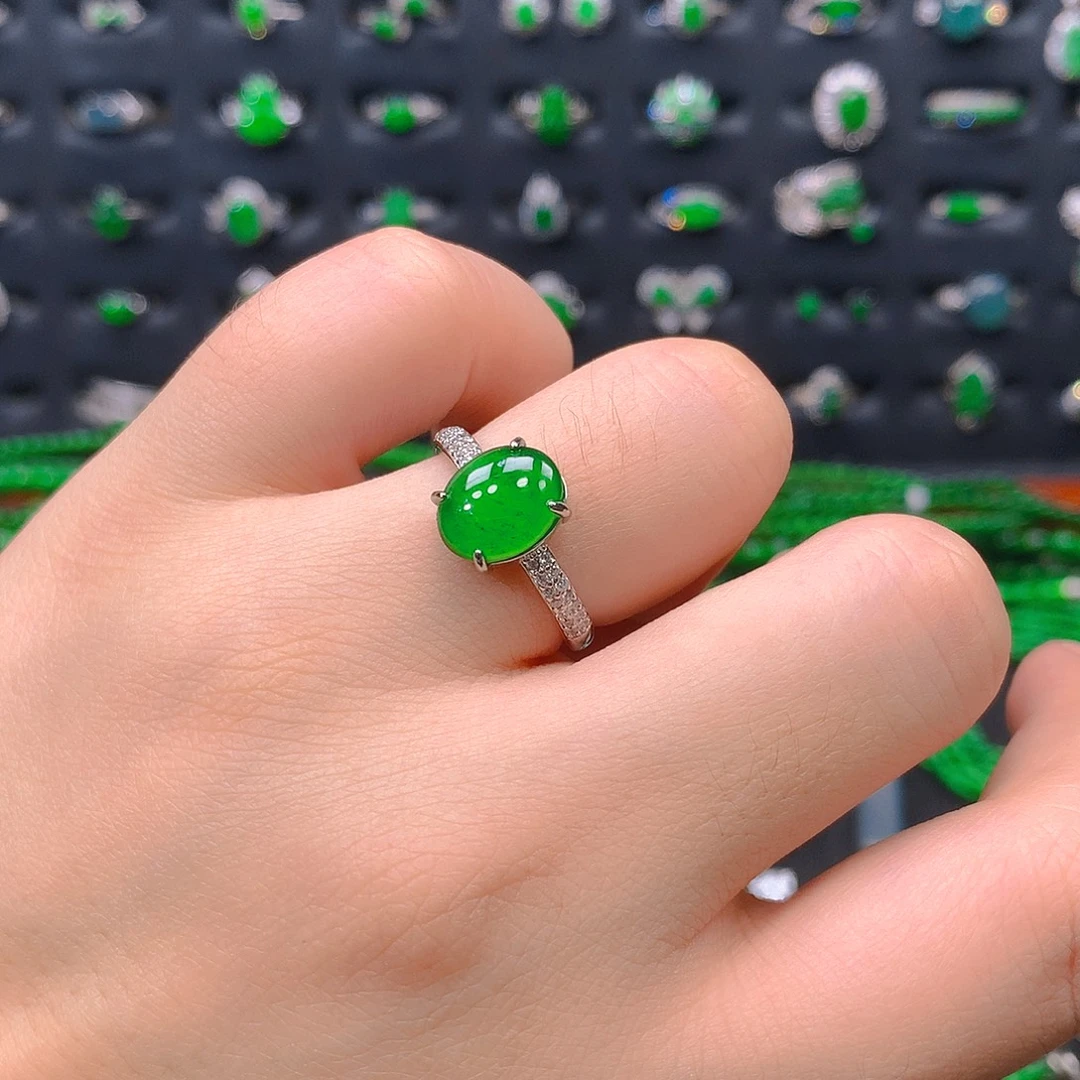 翡翠未镶嵌吊坠(不含链)戒指