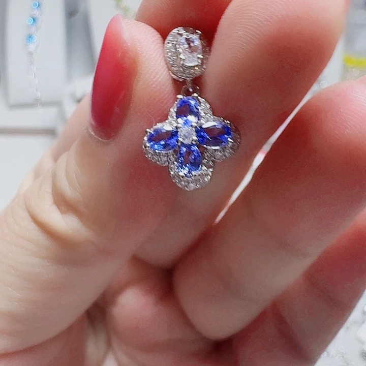 吊坠925银合成立方氧化锆