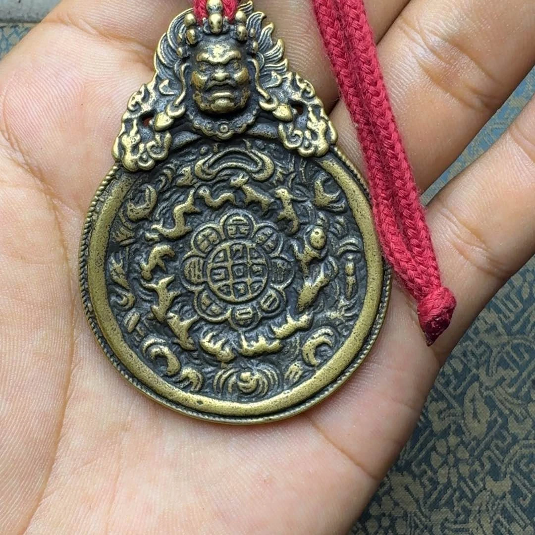 玻璃颈饰藏式风格琉璃九宫格