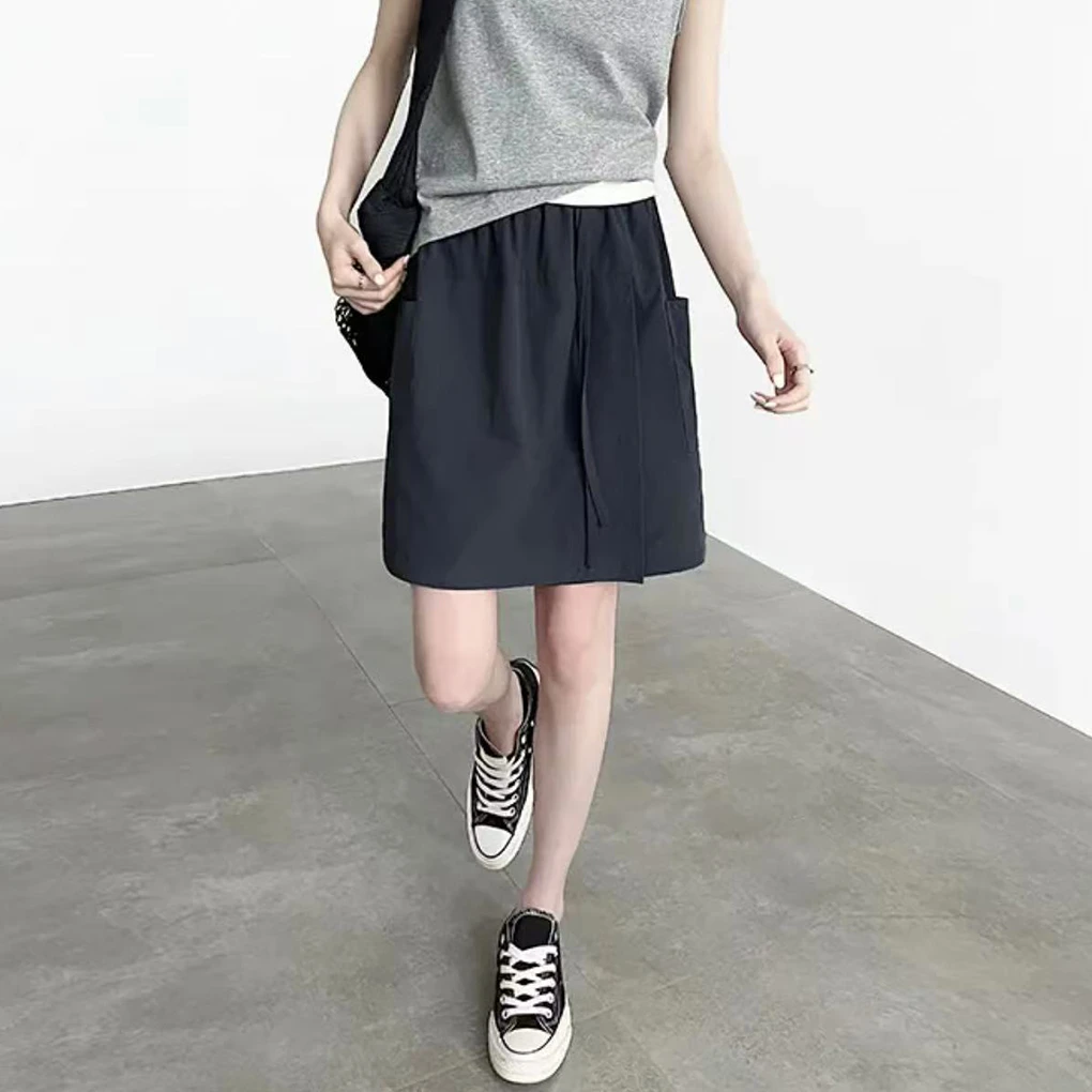 女童短裤工装夏季儿童裙裤休闲宽松2025新款大童女孩洋气薄款