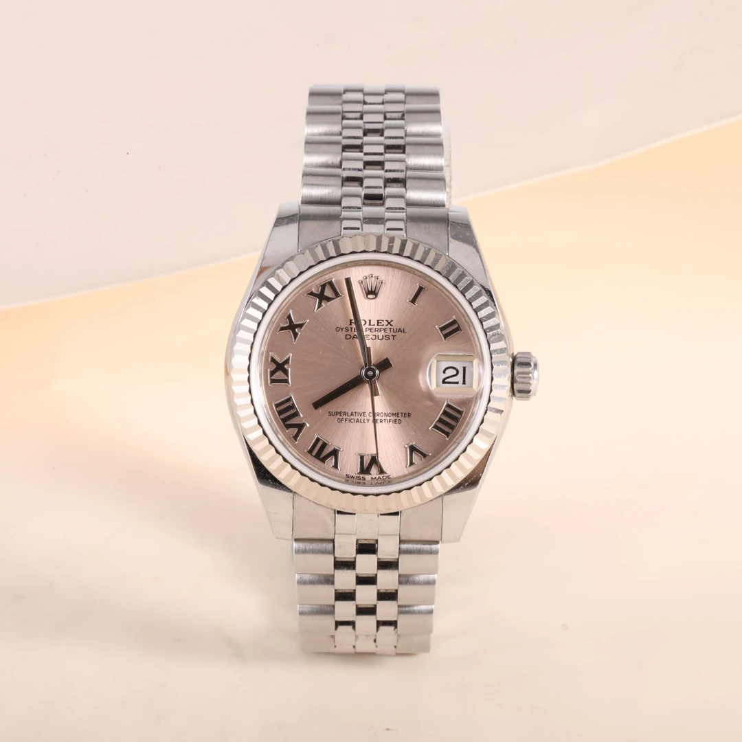 99新 Rolex/劳力士 小花柳 劳力士女装日志型自动机械手表