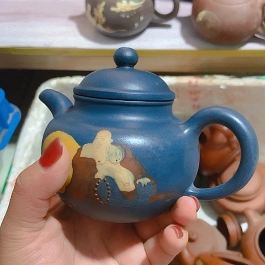 全手工，半手工制作宜兴紫砂壶