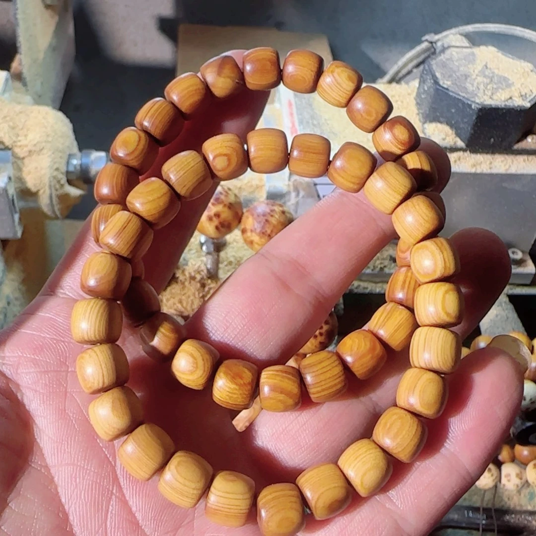 柏木（崖柏）8×9单圈老形玉化黑油。。。