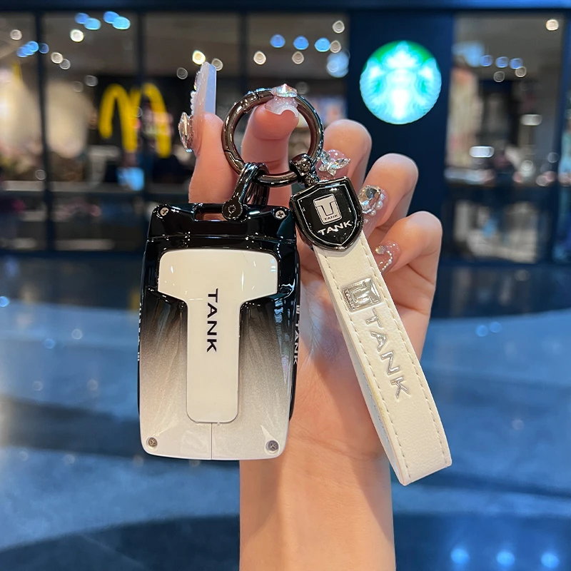 适用坦克300钥匙套500hi4t男女改装700三百400汽金属用品500壳扣