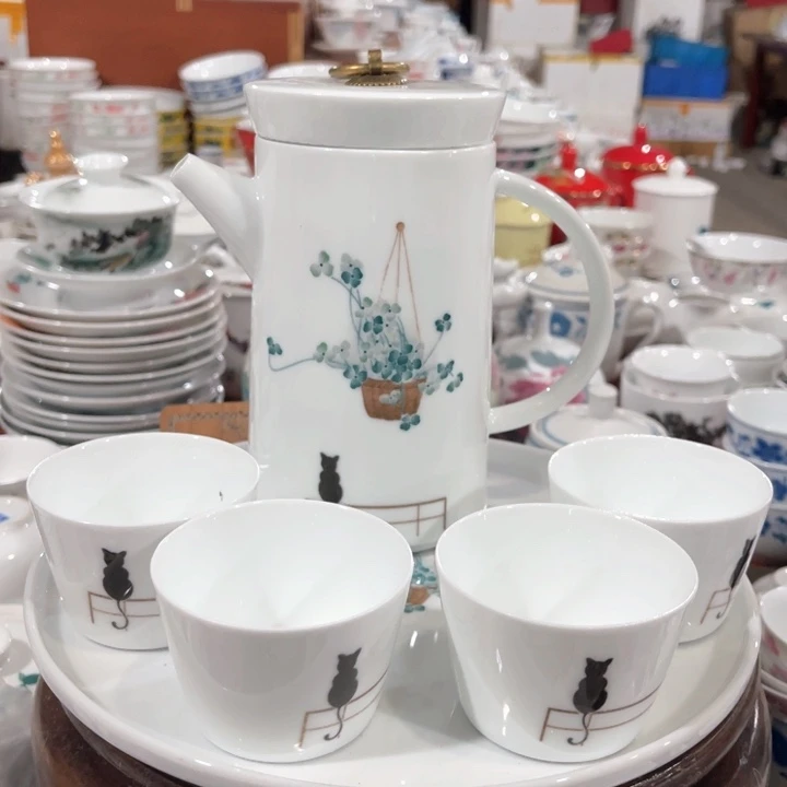 醴陵高温瓷釉下手绘陶瓷