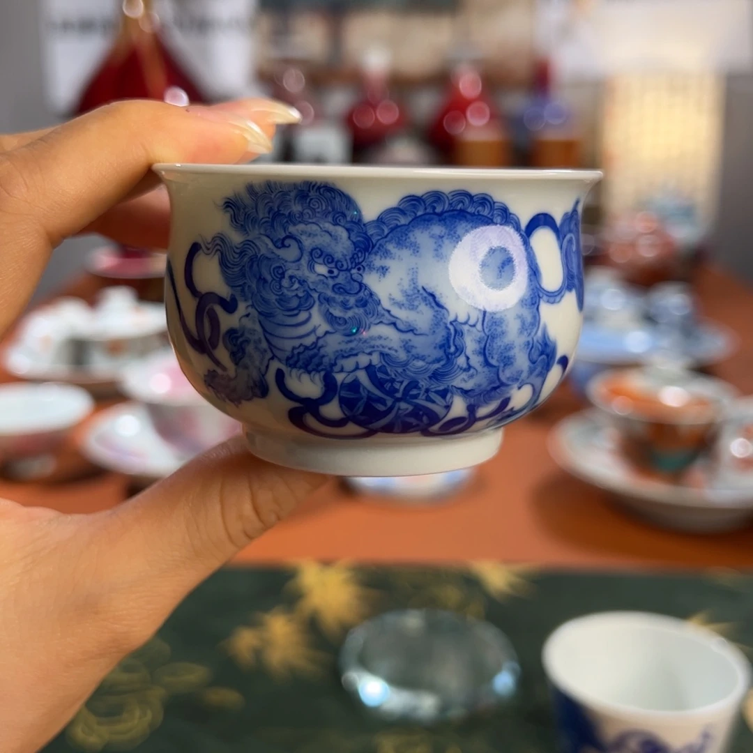 知冬煮雪手工手绘茶具单杯