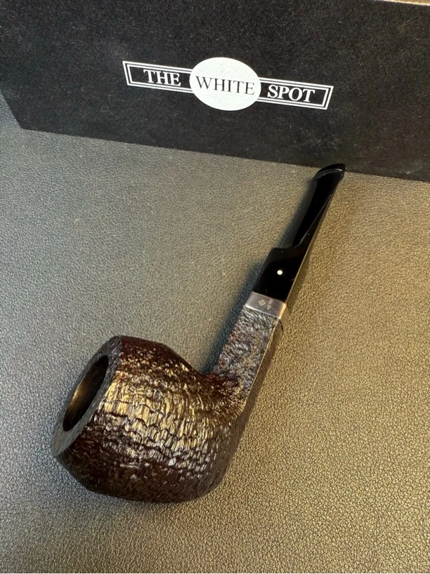 英国The White Spot shell 5204型号石楠木烟斗内径21.8斗深43.3