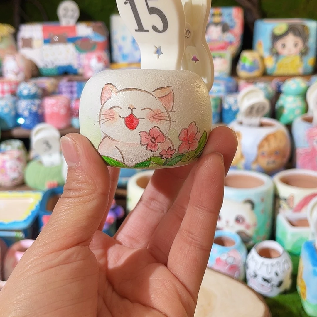 红陶15….手工手绘