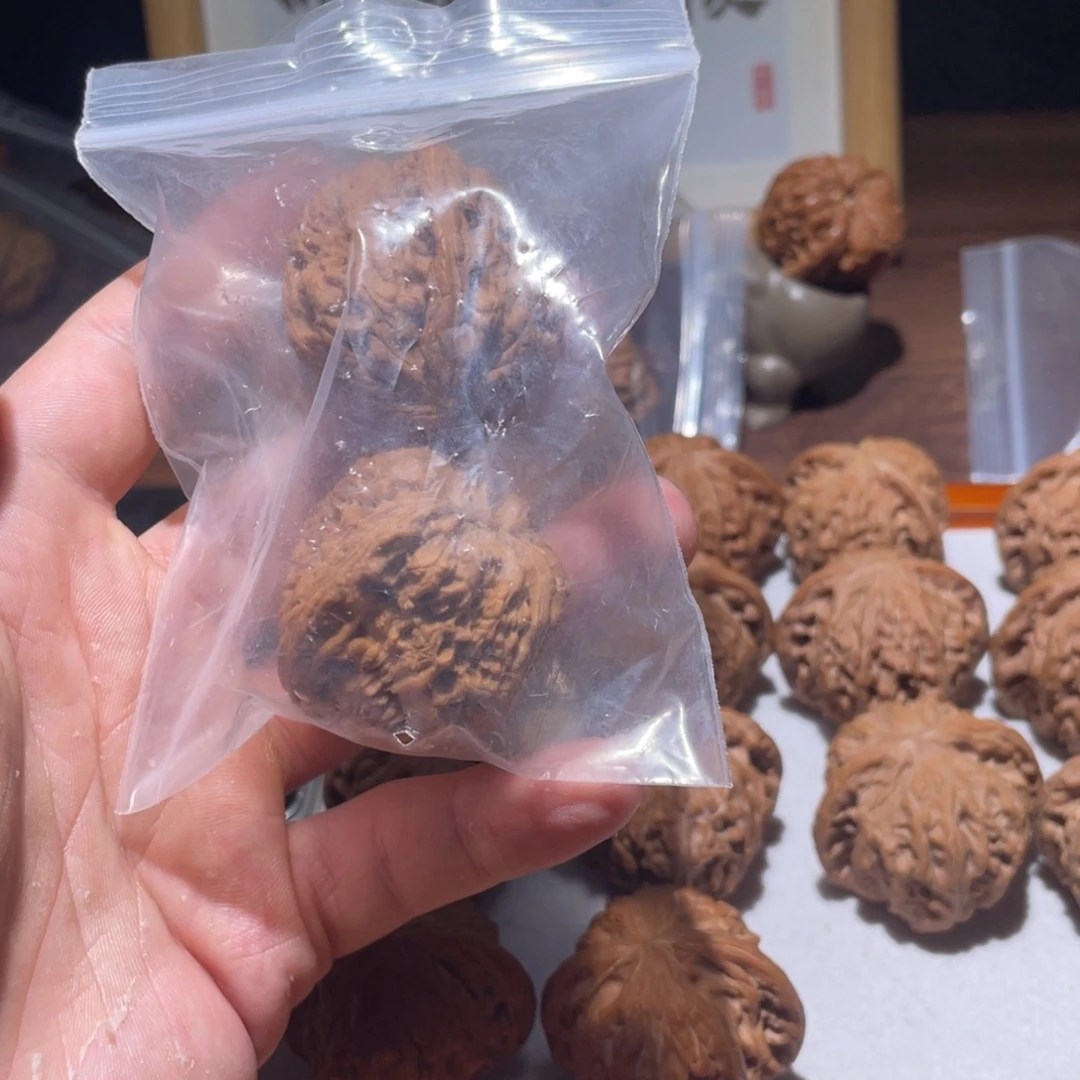 张***冬文玩核桃把件37全品南疆石
