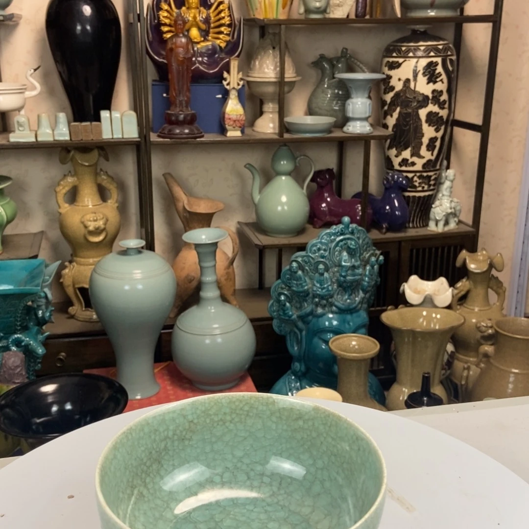 汝官莲瓣玩一件漏米