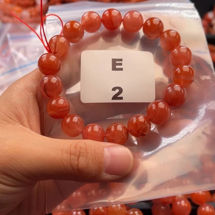 南红玛瑙未镶嵌多样性发货默认微瑕称重11mm