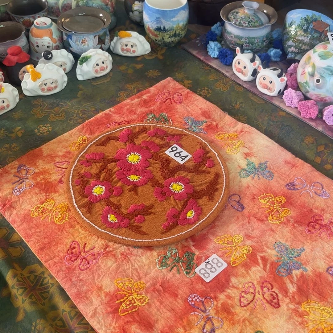 964刺子绣茶席美美价