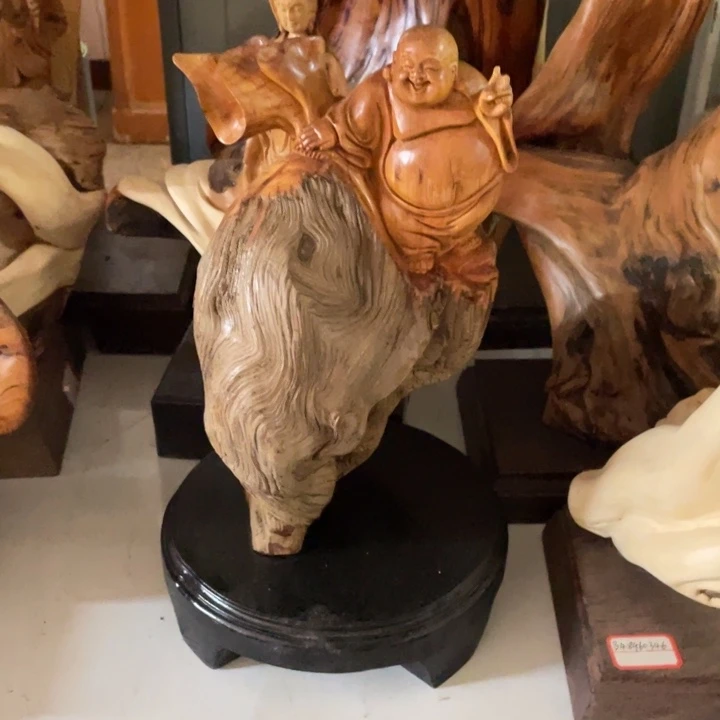 柏木（崖柏）幸**生崖柏雕刻工艺摆件